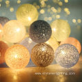 LED Indoor Cotton Mini Ball String Lights